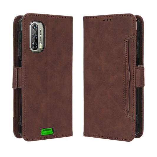 For Blackview BV7100 Skin Feel Calf Texture Card Slots Leather Phone Case(Brown) by buy2fix