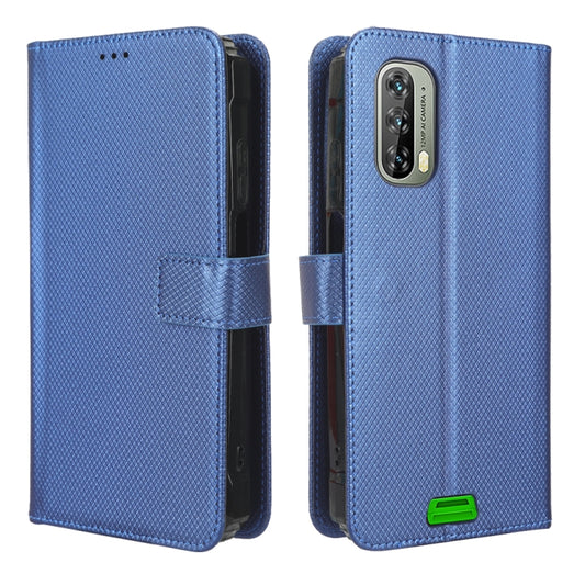 For Blackview BV7100 Diamond Texture Leather Phone Case(Blue) by buy2fix