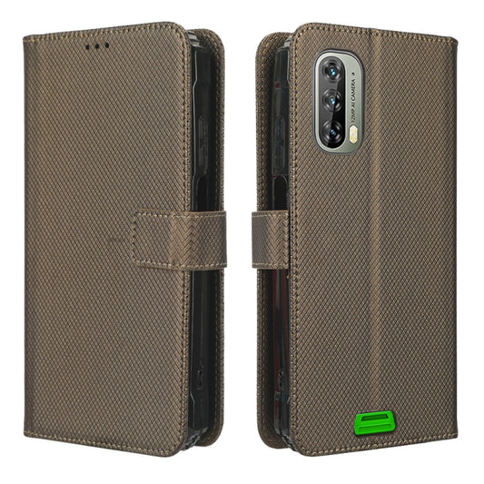 For Blackview BV7100 Diamond Texture Leather Phone Case(Brown) by buy2fix