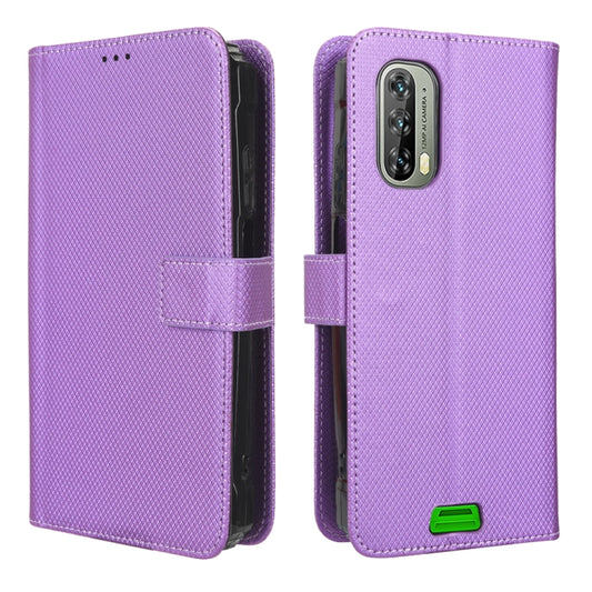 For Blackview BV7100 Diamond Texture Leather Phone Case(Purple) by buy2fix