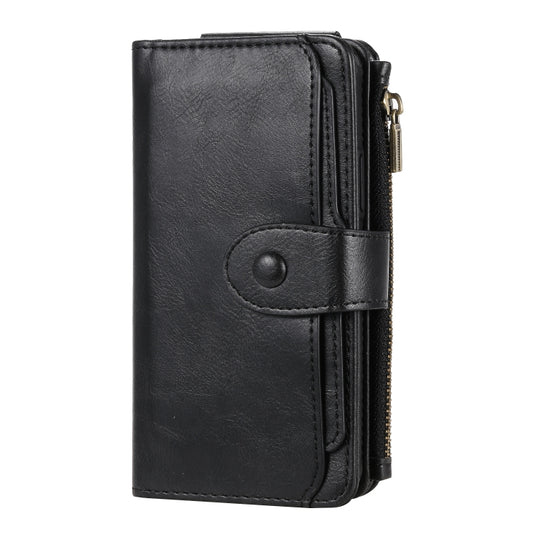 For iPhone 11 Pro Multifunctional Retro Detachable Magnetic Horizontal Flip Leather Case with Card Slots & Holder & Wallet & Photo Frame(Black) - iPhone 11 Pro Max Cases by buy2fix | Online Shopping UK | buy2fix