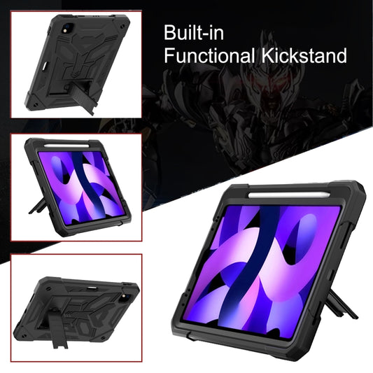 For iPad Pro 11 2018/2020/2021 Bumblebee Silicone+PC Shockproof Tablet Case with Holder(Black) - iPad Pro 11 (2022/2021) Cases by buy2fix | Online Shopping UK | buy2fix