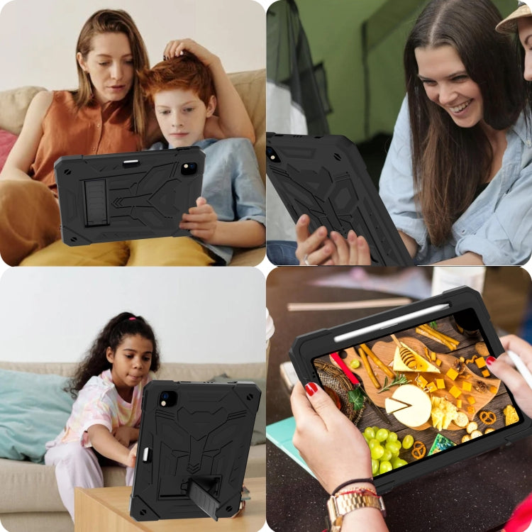 For iPad Pro 11 2018/2020/2021 Bumblebee Silicone+PC Shockproof Tablet Case with Holder(Black) - iPad Pro 11 (2022/2021) Cases by buy2fix | Online Shopping UK | buy2fix