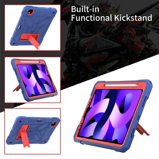For iPad Pro 11 2018/2020/2021 Bumblebee Silicone+PC Shockproof Tablet Case with Holder(Navy Blue) - iPad Pro 11 (2022/2021) Cases by buy2fix | Online Shopping UK | buy2fix