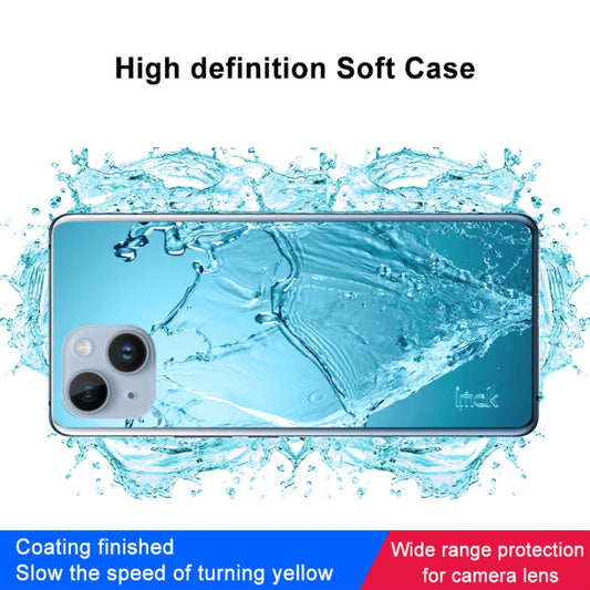 For iPhone 14 Plus imak UX-10 Series Shockproof TPU Phone Case(Transparent) by imak