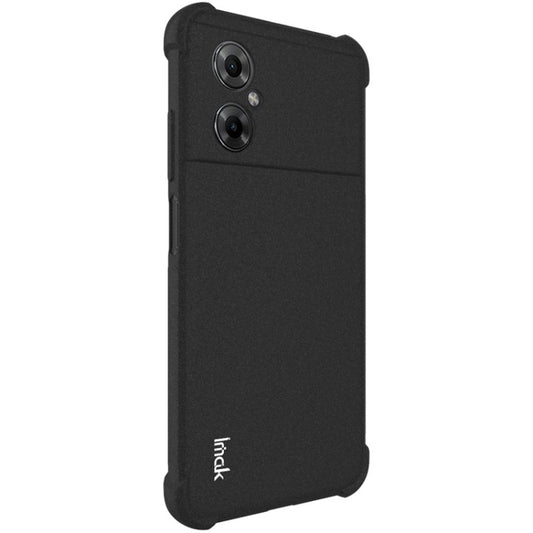 For Xiaomi Poco M4 5G imak All-inclusive Shockproof Airbag TPU Case(Matte Black) by imak