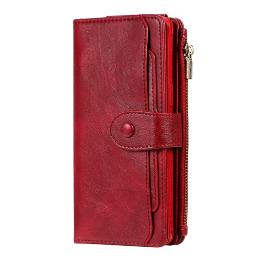 For Galaxy Note 8 Multifunctional Retro Detachable Magnetic Horizontal Flip Leather Case with Card Slots & Holder & Wallet & Photo Frame(Red) - Galaxy Phone Cases by buy2fix | Online Shopping UK | buy2fix