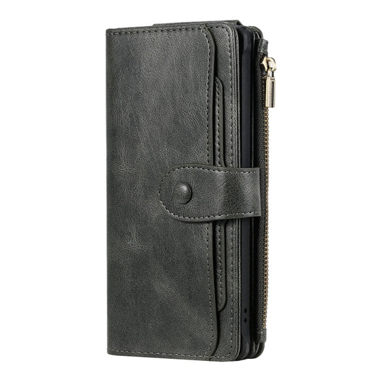 For Galaxy Note 10+ Multifunctional Retro Detachable Magnetic Horizontal Flip Leather Case with Card Slots & Holder & Wallet & Photo Frame(Dark Green) - Galaxy Phone Cases by buy2fix | Online Shopping UK | buy2fix