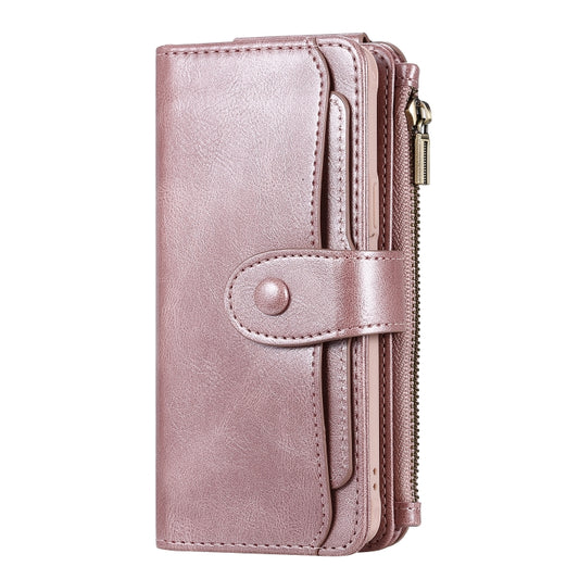 For Galaxy S9 Multifunctional Retro Detachable Magnetic Horizontal Flip Leather Case with Card Slots & Holder & Wallet & Photo Frame(Rose Gold) - Galaxy Phone Cases by buy2fix | Online Shopping UK | buy2fix