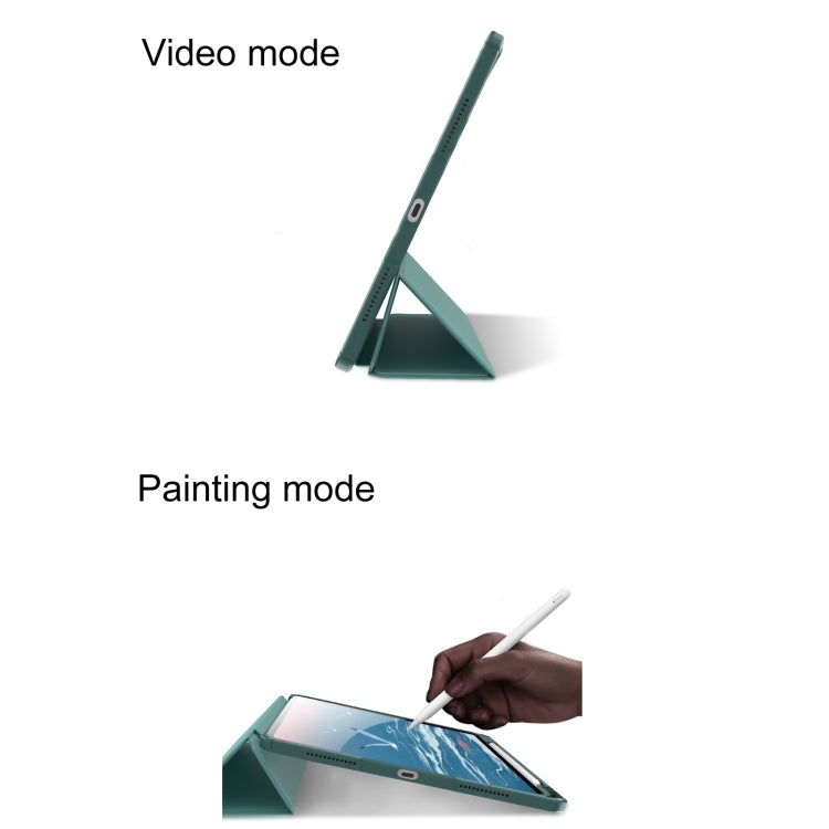 For iPad 2025 / 2022 Mutural Pinyue Series Smart Leather Tablet Case(Dark Green) - iPad 2025 / 2022 Cases by Mutural | Online Shopping UK | buy2fix