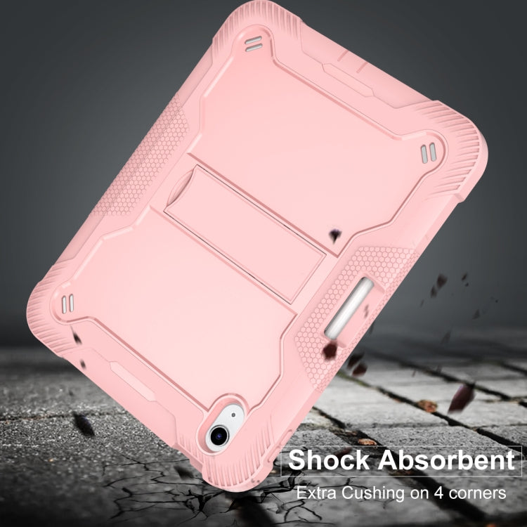 For iPad 2025 / 2022 Silicone + PC Shockproof Tablet Case(Rose Gold) - iPad 2025 / 2022 Cases by buy2fix | Online Shopping UK | buy2fix