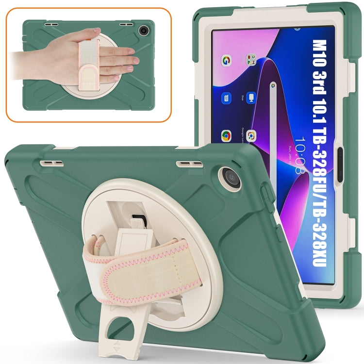 For Lenovo Tab M10 10.1 3rd Gen Silicone + PC Protective Tablet Case(Emerald) - Lenovo by buy2fix | Online Shopping UK | buy2fix