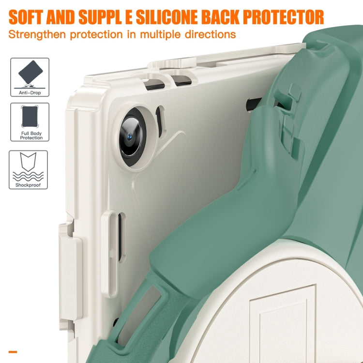 For Lenovo Tab M10 10.1 3rd Gen Silicone + PC Protective Tablet Case(Emerald) - Lenovo by buy2fix | Online Shopping UK | buy2fix