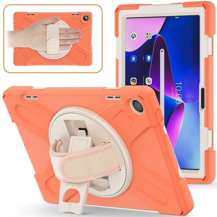 For Lenovo Tab M10 10.1 3rd Gen Silicone + PC Protective Tablet Case(Orange) - Lenovo by buy2fix | Online Shopping UK | buy2fix