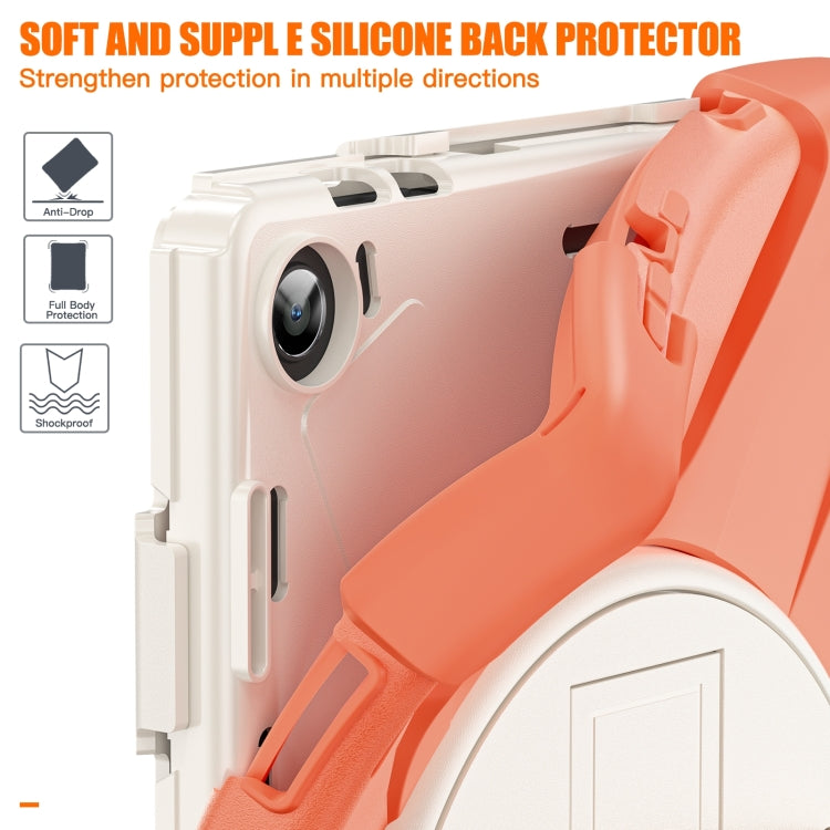 For Lenovo Tab M10 10.1 3rd Gen Silicone + PC Protective Tablet Case(Orange) - Lenovo by buy2fix | Online Shopping UK | buy2fix