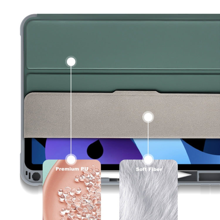 For iPad 2025 / 2022 Mutural PC + TPU Shockproof Leather Tablet Case(Green) - iPad 2025 / 2022 Cases by Mutural | Online Shopping UK | buy2fix