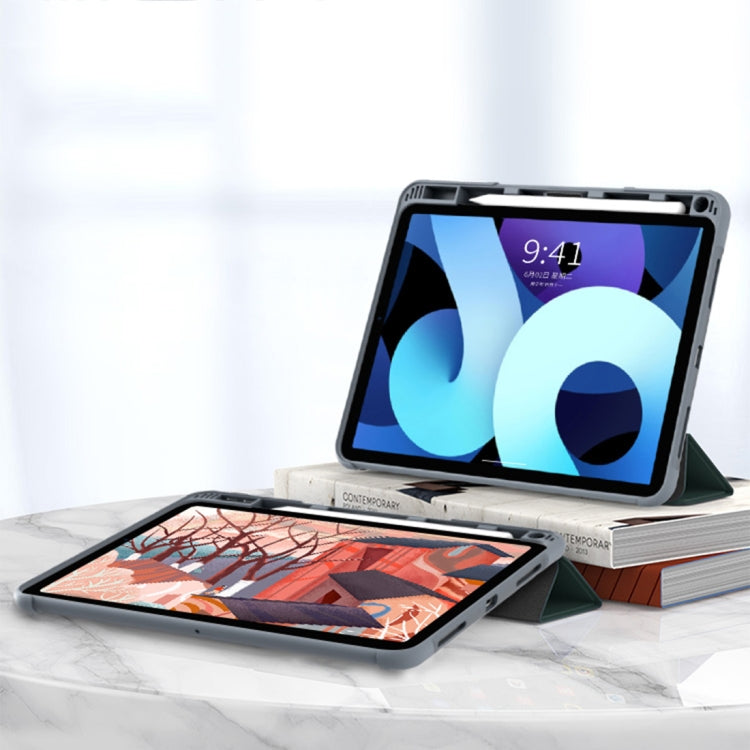 For iPad 2025 / 2022 Mutural PC + TPU Shockproof Leather Tablet Case(Blue) - iPad 2025 / 2022 Cases by Mutural | Online Shopping UK | buy2fix