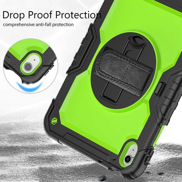 For iPad 2025 / 2022 Silicone + PC Full Body Protection Tablet Case(Yellow Green + Black) - iPad 2025 / 2022 Cases by buy2fix | Online Shopping UK | buy2fix