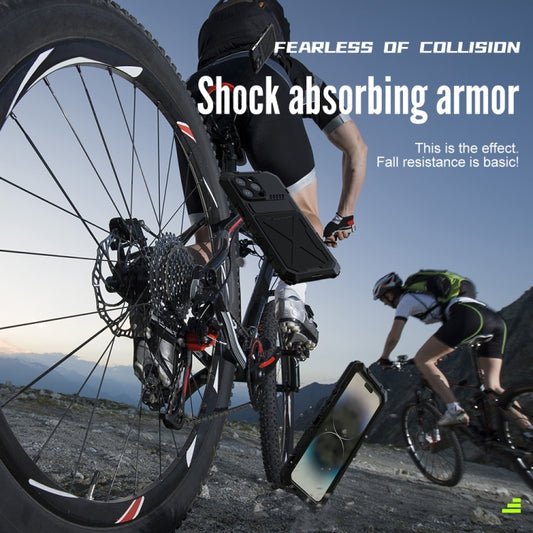 For iPhone 14 Pro Max R-JUST Life Waterproof Dustproof Shockproof Phone Case(Red) by R-JUST