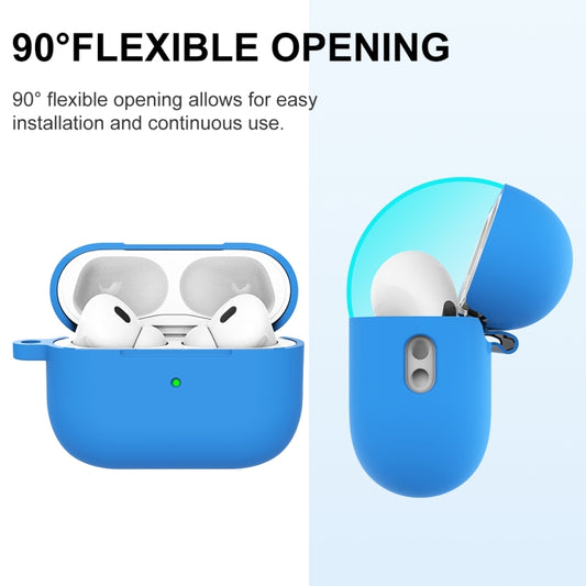 For AirPods Pro 2 Thickened One-piece Shockproof Earphone Case(Blue) by buy2fix