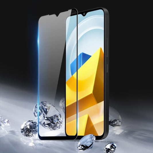 For Xiaomi Poco M5 10pcs DUX DUCIS 0.33mm 9H Medium Alumina Tempered Glass Film by DUX DUCIS