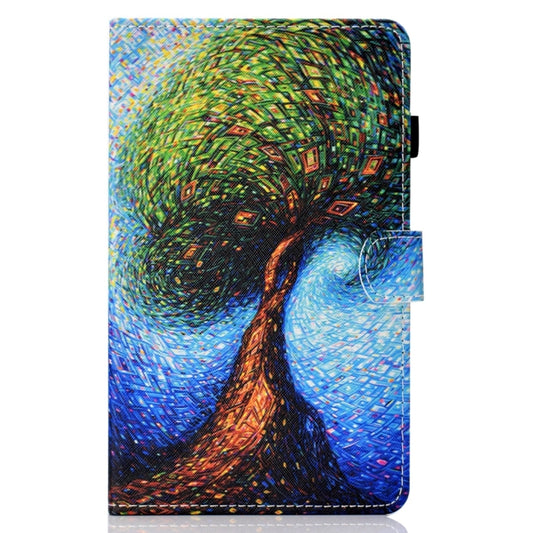 For iPad 2025 / 2022 Coloured Drawing Stitching Smart Leather Tablet Case(Miracle Tree) - iPad 2025 / 2022 Cases by buy2fix | Online Shopping UK | buy2fix