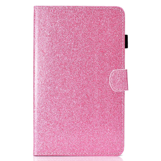 For iPad 2025 / 2022 Glossy Glitter Powder Horizontal Flip Leather Tablet Case(Pink) - iPad 2025 / 2022 Cases by buy2fix | Online Shopping UK | buy2fix