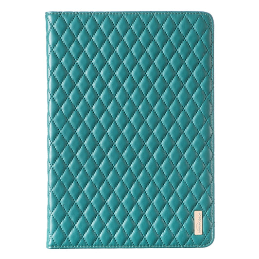 For iPad Pro 10.5 2019 / 10.2 Elegant Rhombic Texture Horizontal Flip Leather Tablet Case(Green) - iPad Pro 10.5 inch Cases by buy2fix | Online Shopping UK | buy2fix