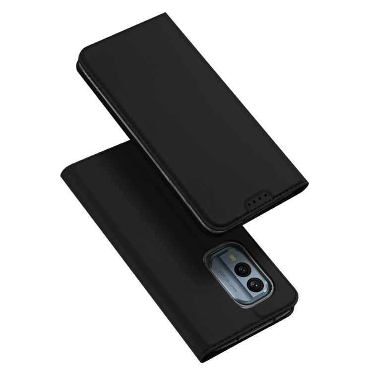 For Xiaomi 12 Lite 5G NE DUX DUCIS Skin Pro Series Horizontal Flip Phone Leather Case(Black) by DUX DUCIS