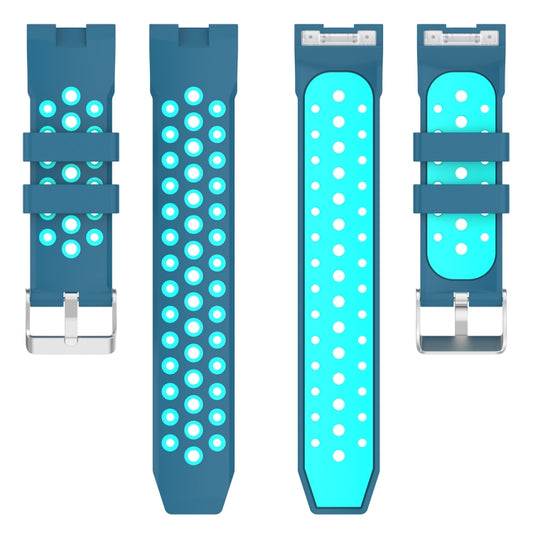 For Huawei Watch GT Cyber Two-color Silicone Watch Band (Blue) by buy2fix