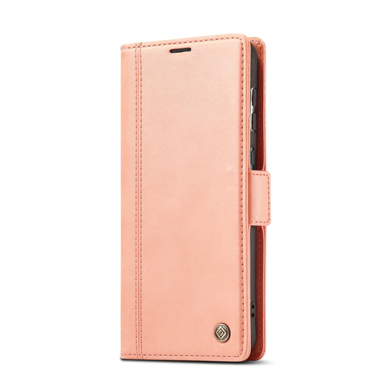 For Samsung Galaxy S23 5G LC.IMEEKE PU + TPU Skin-friendly Feeling Leather Phone Case(Rose Gold) by LC.IMEEKE