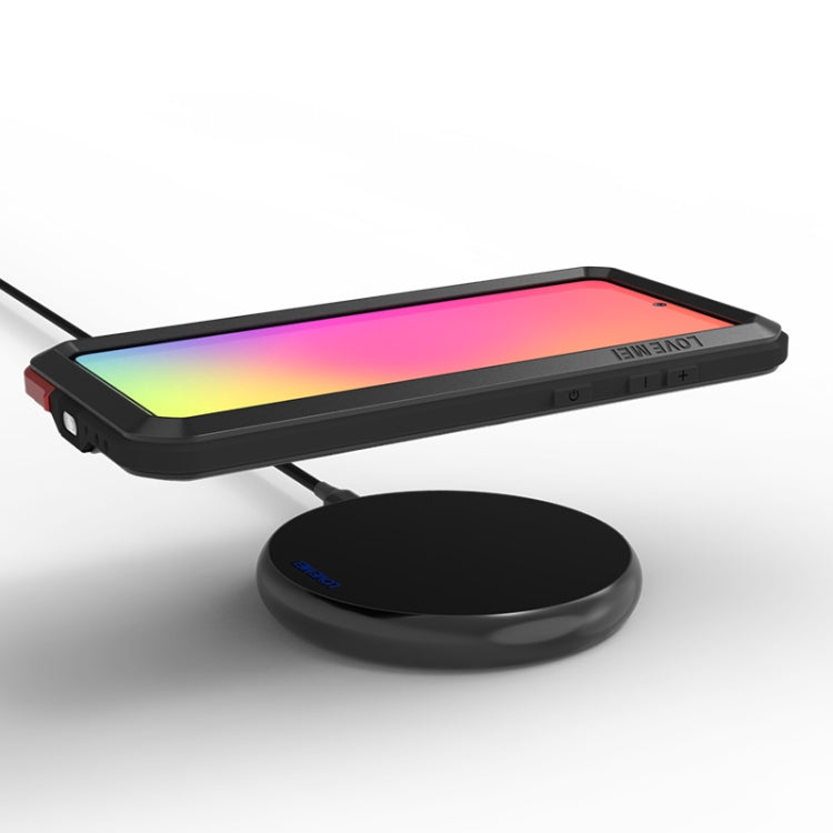 For Galaxy A71 LOVE MEI Metal Shockproof Waterproof Dustproof Protective Case(Black) by LOVE MEI