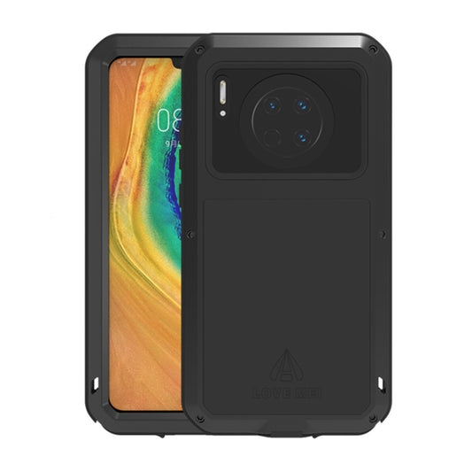 For Huawei Mate 30 LOVE MEI Metal Shockproof Waterproof Dustproof Protective Case(Black) by LOVE MEI