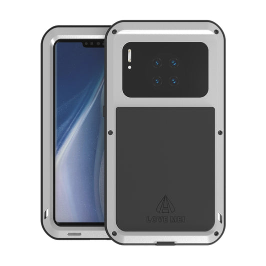 For Huawei Mate 30 Pro LOVE MEI Metal Shockproof Waterproof Dustproof Protective Case(Silver) by LOVE MEI