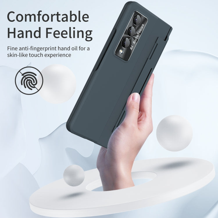 For Samsung Galaxy Z Fold4 Integrated Full Coverage Phone Case with Hinge(Green) - Galaxy Z Fold4 5G Cases by buy2fix | Online Shopping UK | buy2fix