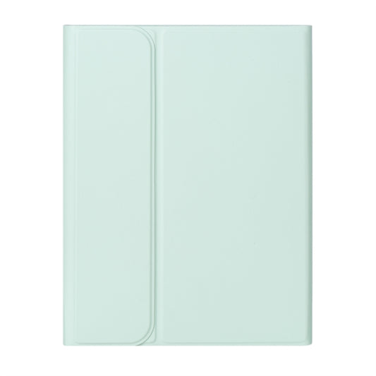 For iPad 10th Gen 10.9 2022 SA-10C Bluetooth Touch Keyboard Leather Tablet Case with Pen Slot(Light Green) by buy2fix