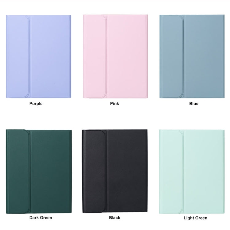 For iPad 10th Gen 10.9 2022 SA-10C Bluetooth Touch Keyboard Leather Tablet Case with Pen Slot(Pink) by buy2fix