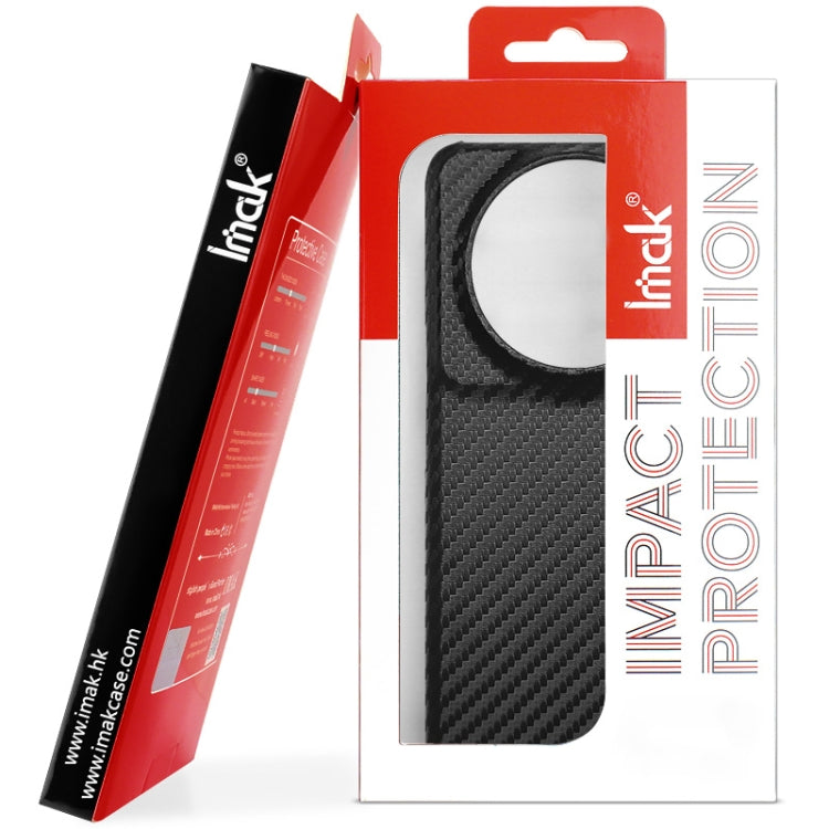 For Xiaomi Poco C40 imak Ruiyi Series Carbon Fiber PU + PC Phone Case by imak