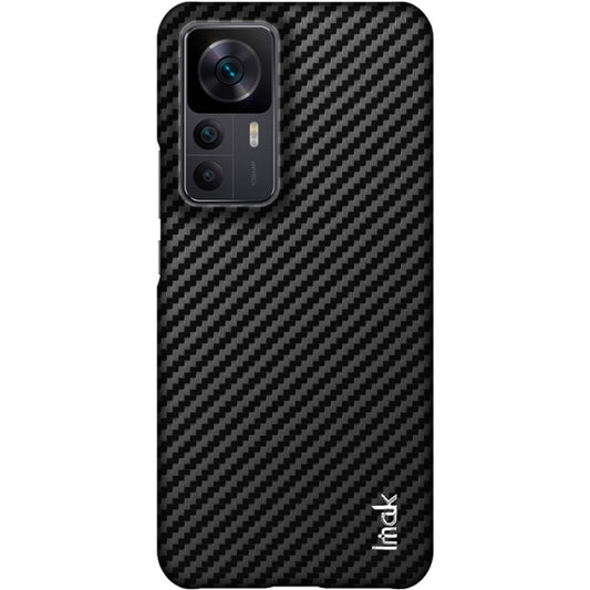 For Xiaomi 12T 5G/Redmi K50 Ultra 5G imak Ruiyi Series Carbon Fiber PU + PC Phone Case by imak
