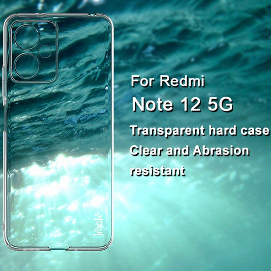 For Xiaomi Redmi Note 12 China imak Wing II Pro Series Wear-resisting Crystal Phone Protective Case(Transparent) by imak