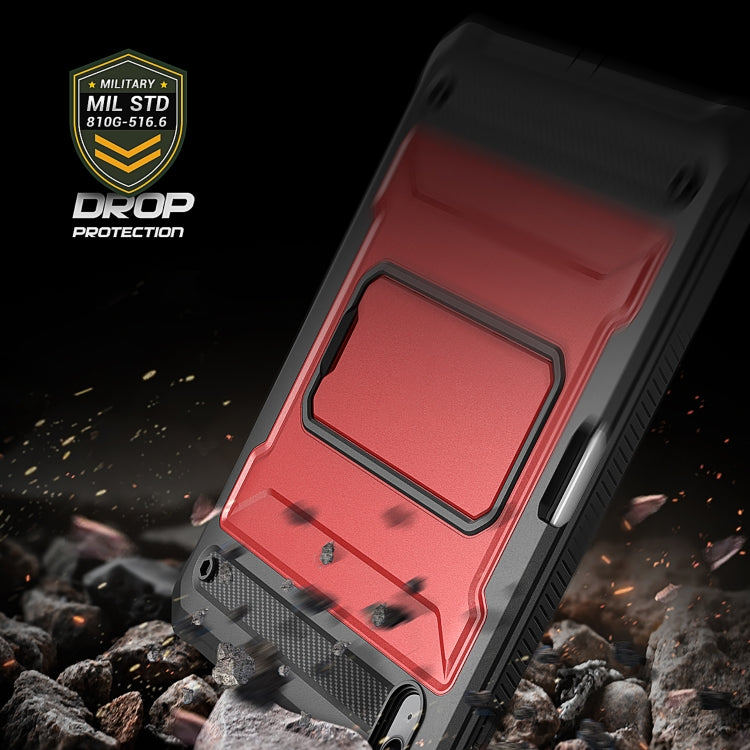 For iPad Air 4 2020/Air 5 2022 10.9 Explorer Tablet Protective Case with Pen Slot(Red) - More iPad Cases by buy2fix | Online Shopping UK | buy2fix