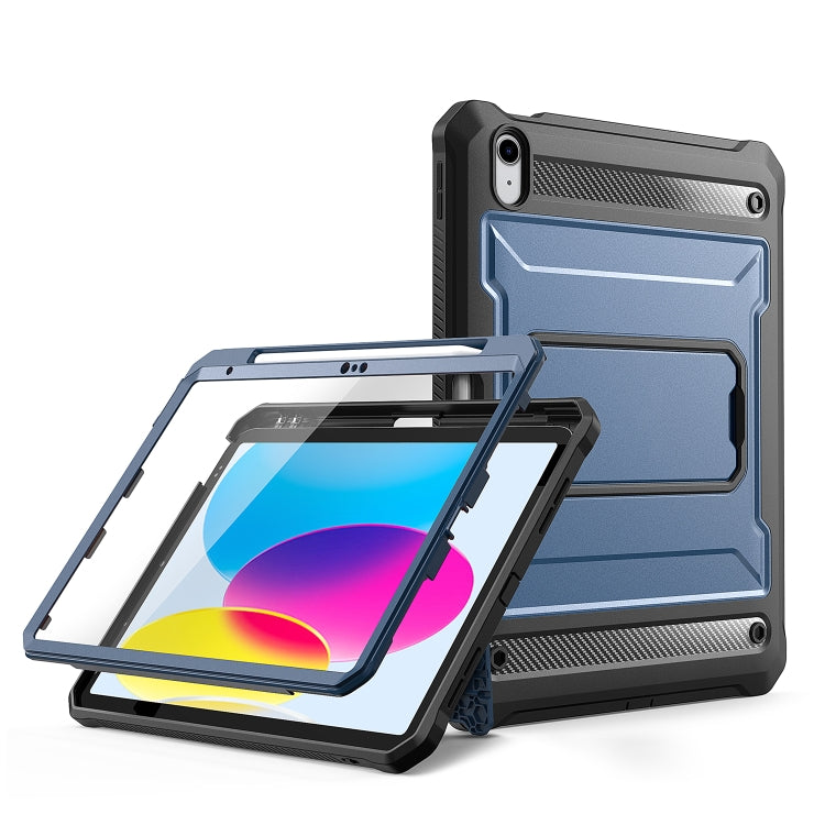 For iPad Air 4 2020/Air 5 2022 10.9 Explorer Tablet Protective Case with Pen Slot(Blue) - More iPad Cases by buy2fix | Online Shopping UK | buy2fix