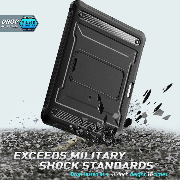 For iPad Pro 11 2022/2021/2020/2018 Explorer Tablet Protective Case with Pen Slot(Black) - More iPad Cases by buy2fix | Online Shopping UK | buy2fix