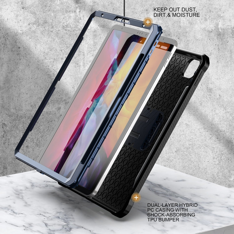 For iPad Pro 11 2022/2021/2020/2018 Explorer Tablet Protective Case with Pen Slot(Blue) - More iPad Cases by buy2fix | Online Shopping UK | buy2fix