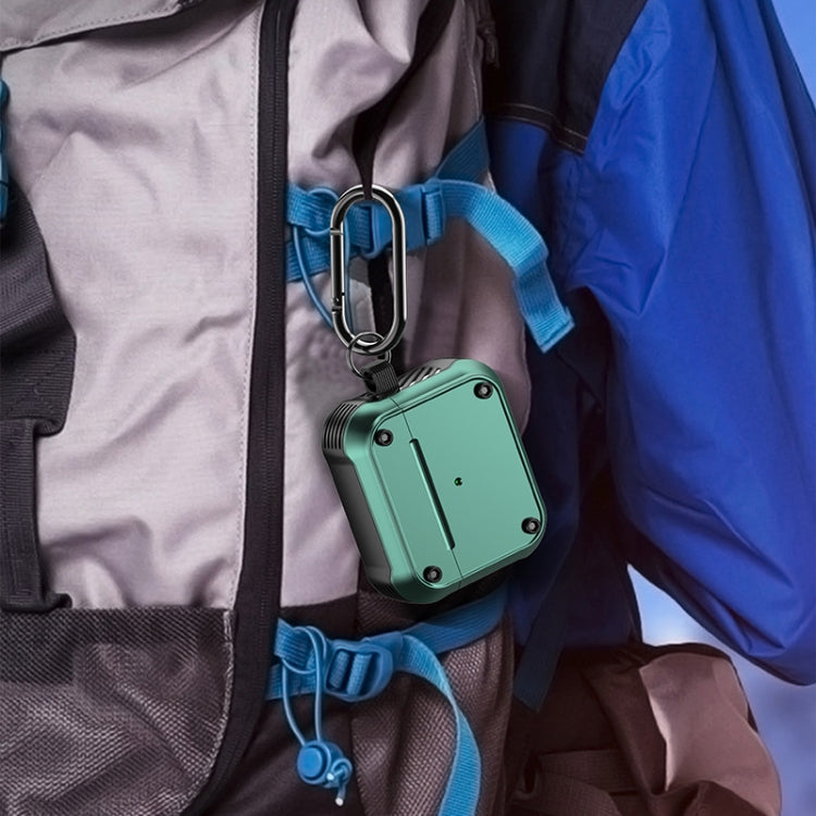 For AirPods 3 Wing TPU + PC Shockproof Earphone Protective Case(Black Yellow) by buy2fix