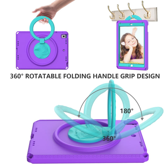 For iPad 5 / 7 / 6 / 8 / 9 EVA + PC Shockproof Tablet Case with Waterproof Frame(Purple) - More iPad Cases by buy2fix | Online Shopping UK | buy2fix