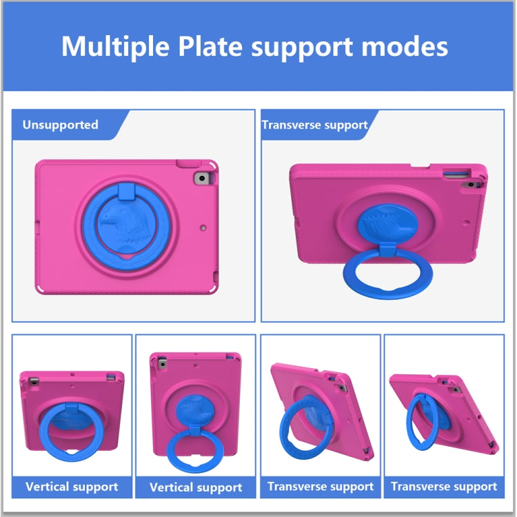 For iPad Pro 10.5 2019/2017 / 10.2 2021/2019 EVA + PC Shockproof Tablet Case with Waterproof Frame(Rose Red) - iPad Pro 10.5 inch Cases by buy2fix | Online Shopping UK | buy2fix