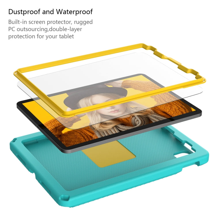 For iPad Pro 11 2022/2021/2020/2018 / Air5 10.9 2022 / Air4 10.9 2020 EVA + PC Shockproof Tablet Case with Waterproof Frame(Glacier Green) - iPad Pro 11 (2022/2021) Cases by buy2fix | Online Shopping UK | buy2fix