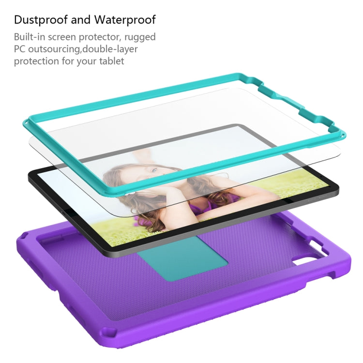 For iPad Pro 11 2022/2021/2020/2018 / Air5 10.9 2022 / Air4 10.9 2020 EVA + PC Shockproof Tablet Case with Waterproof Frame(Purple) - iPad Pro 11 (2022/2021) Cases by buy2fix | Online Shopping UK | buy2fix