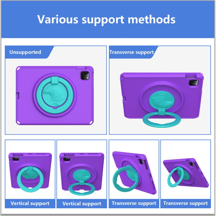 For iPad Pro 11 2022/2021/2020/2018 / Air5 10.9 2022 / Air4 10.9 2020 EVA + PC Shockproof Tablet Case with Waterproof Frame(Purple) - iPad Pro 11 (2022/2021) Cases by buy2fix | Online Shopping UK | buy2fix
